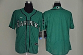 Mariners Blank Green Cool Base Jersey,baseball caps,new era cap wholesale,wholesale hats
